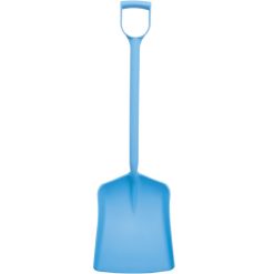 One Piece Moulded Polypropylene Shovel Blue