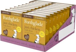 Forthglade JUST Chicken with Liver Grain Free, 395G 18PK (Purple Box)