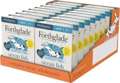 Forthglade WHOLEGRAIN Complete Meal Adult Ocean Fish with Brown Rice & Vegetables, 395G 18PK (Orange Box)