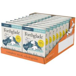 Forthglade WHOLEGRAIN Complete SENIOR White Fish with Brown Rice, 395G 18PK (Orange Box)