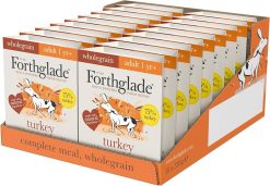 Forthglade WHOLEGRAIN Complete Meal Adult Turkey with Brown Rice & Vegetables, 395G 18PK (Orange Box)