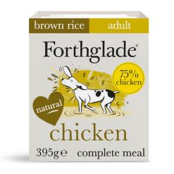 Forthglade WHOLEGRAIN Complete Meal Adult Chicken with Brown Rice & Vegetables, 395G SINGLE