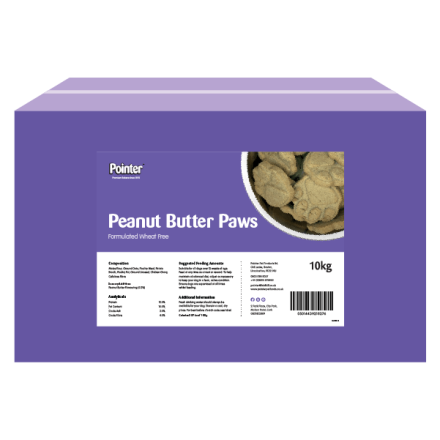 Pointer Peanut Butter Flavoured Paws 10kg