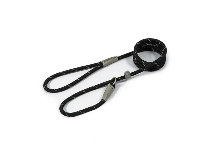 Viva Rope Slip Lead Reflective Black 1.2mx10mm