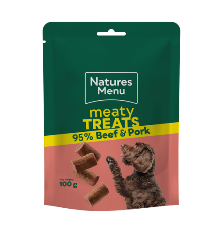 Natures Menu Dog Treats Beef 100g