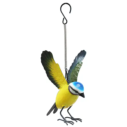 Small Metal Hanging Blue Tit