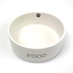 HP Paw Print Food Dog Bowl 13cm