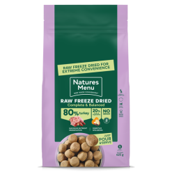 Nature Menu Freeze Dried C&B TURKEY 625g