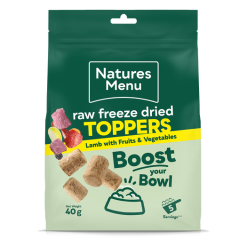 Natures Menu Freeze Dried LAMB Toppers 40g
