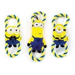 Minion Double Tug Small Dog Toy (mixed)