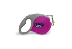 Viva Retractable 5m Lead Purple S