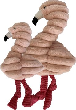 H&B Flamingo Superplush Medium Dog Toy