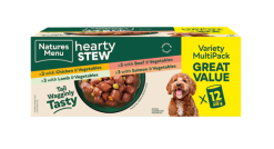 Natures Menu Stews Multipack Dog Wet Cans 12x 415g (Chicken, Lamb, Beef & Salmon)