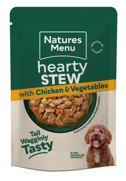 Natures Menu Stew Dog Wet Pouches Chicken 8x100g