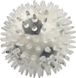 H&B Spikey Ball with Squeaker Dog Toy 9cm