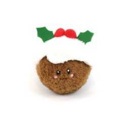 HP  Christmas Pudding Squeaker Ball Dog Toy