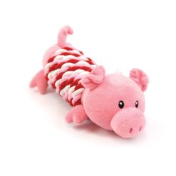 HP  Pig in a Rope Blanket Dog Toy