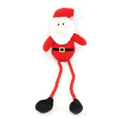 HP  Ropee Long Legs Santa Dog Toy