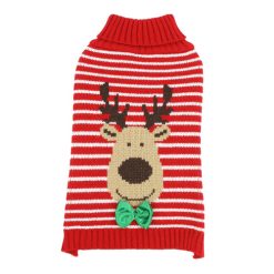 HP  Reindeer Stripe Sweater M/L