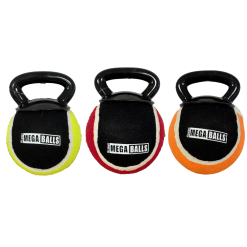 H&B 4" Megaball Kettle Bell Dog Toy (mixed)