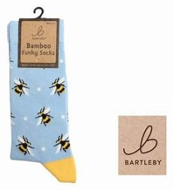 BARTLEBY? FUNKY BAMBOO SOCK 4-7 BUMBLE BEES