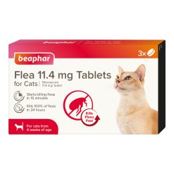 Beaphar Flea Tablets for Cats x3
