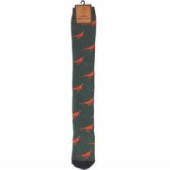BARTLEBY? FUNKY WELLY SOCK 4 - 8 GREEN PHEASANT