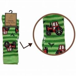 BARTLEBY? FUNKY WELLY SOCK CHILD 12.5 - 3 TRACTOR