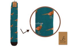 BARTLEBY? FUNKY WELLY SOCK 6 - 11 BLUE PHEASANT