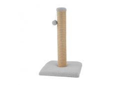 XL 2-part Teddy Fleece Scratch Post Stone