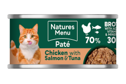Natures Menu Cat Wet Can Chicken with Salmon & Tuna 85g x 18