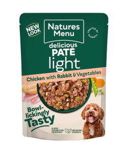 Natures Menu Dog Pouch - Light Chicken & Rabbit 300g