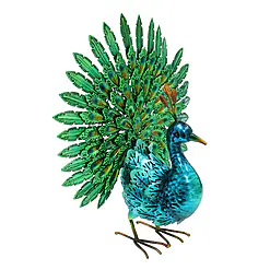 Metal Vibrant Emerald Peacock