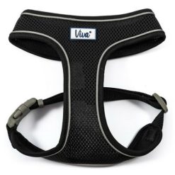Viva Mesh Dog Harness Black M 44-57cm