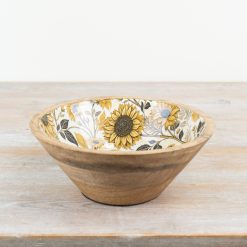 Sunflower Enamel Bowl, 23cm
