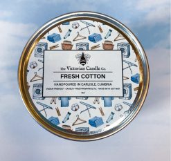 Fresh Cotton Scented Tin Candle, 100ml