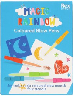 Alternative view of Magic Rainbow Coloured Blow Pens, 15.2cm