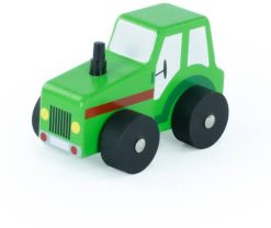 2/A Wooden Tractor Toy, 10cm