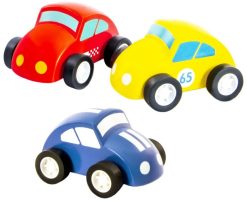 3/A Majigg Wooden Mini Bug Car Toy, 6.3cm