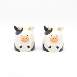 Black and White Cow Salt & Pepper Set