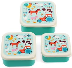 S/3 Snack boxes Farmyard