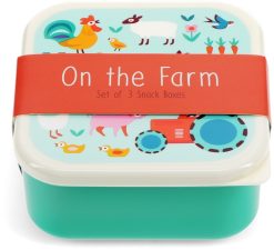 Alternative view of S/3 Snack boxes Farmyard