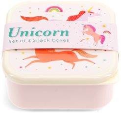 Alternative view of S/3 Unicorn Snack boxes