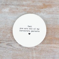 Dad Favourite Parent Coaster, 10cm