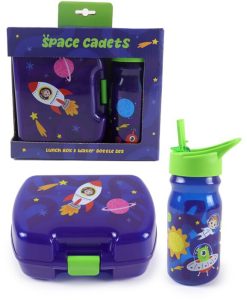 Space Cadet Lunch Box & Water Bottle Set