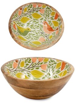 Songbird Enamel Bowl, 17.5cm