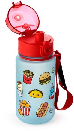 Foodiemals Pop Top Shatterproof  Children's Bottle, 350ml