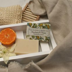 100g Handmade Clovelly Soap - Mandarin & Ylang with Cocoa Butter