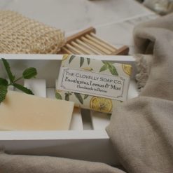 100g Handmade Clovelly Soap - Eucalyptus, Lemon & Mint
