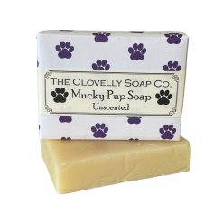 50g Handmade Clovelly Soap - Mucky Pup Dog Soap - Innocence